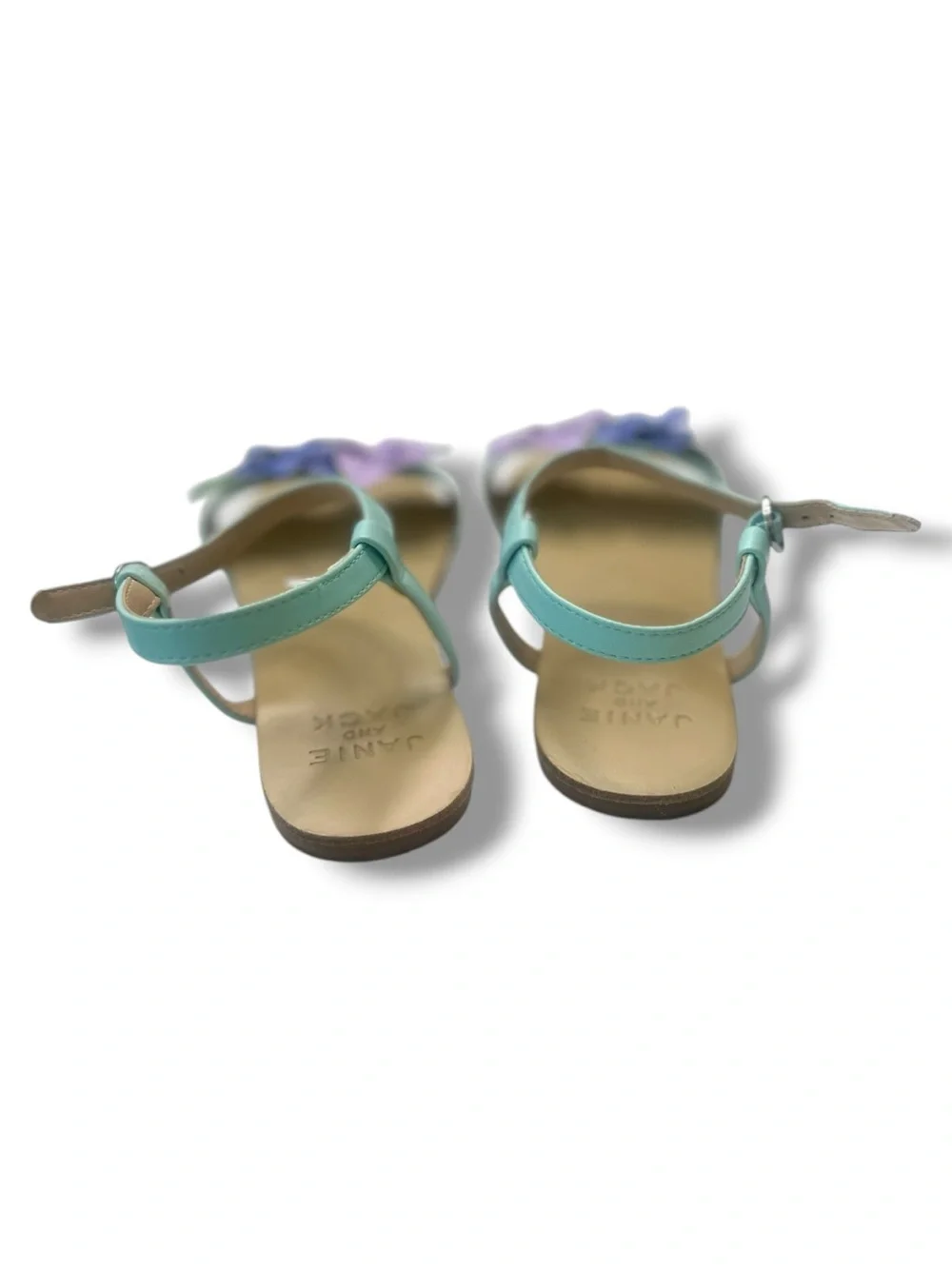 Janie and Jack - Flower Petal Sandal in Mint - Girls Size 3
